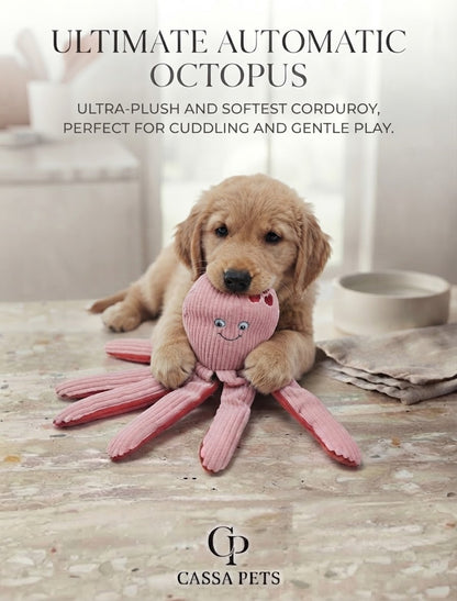 Cassa Pets™ The Ultimate Squeaky Octopus
