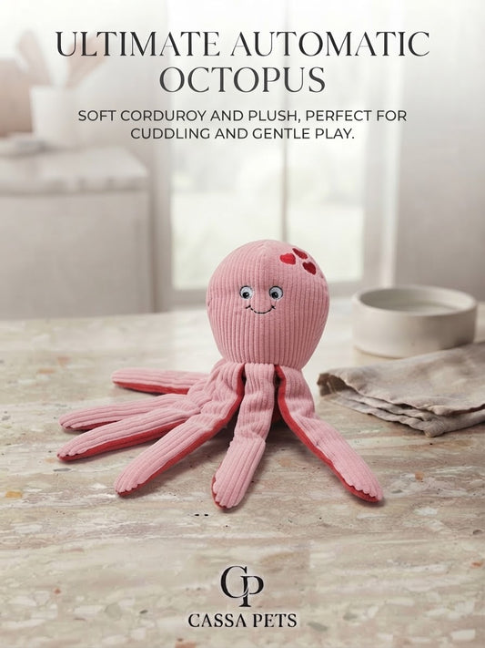 Cassa Pets™ The Ultimate Squeaky Octopus
