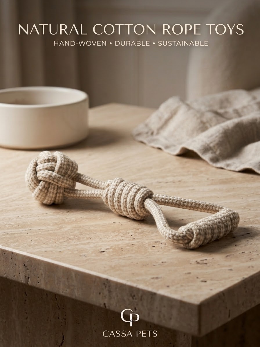 Cassa Pets™ 4-Piece Durable Rope Toy Set