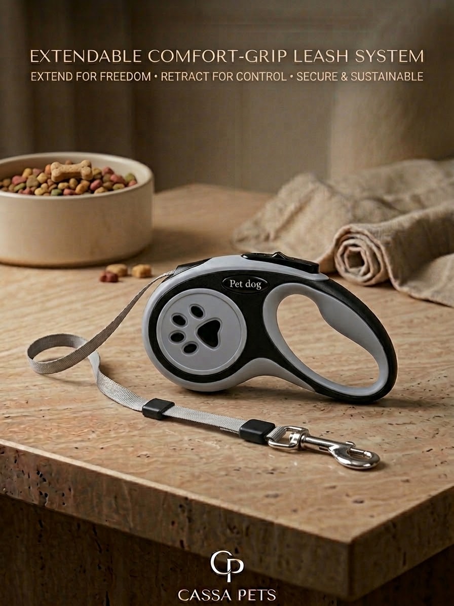 Cassa Pets™ Extendable Comfort-Grip Leash System
